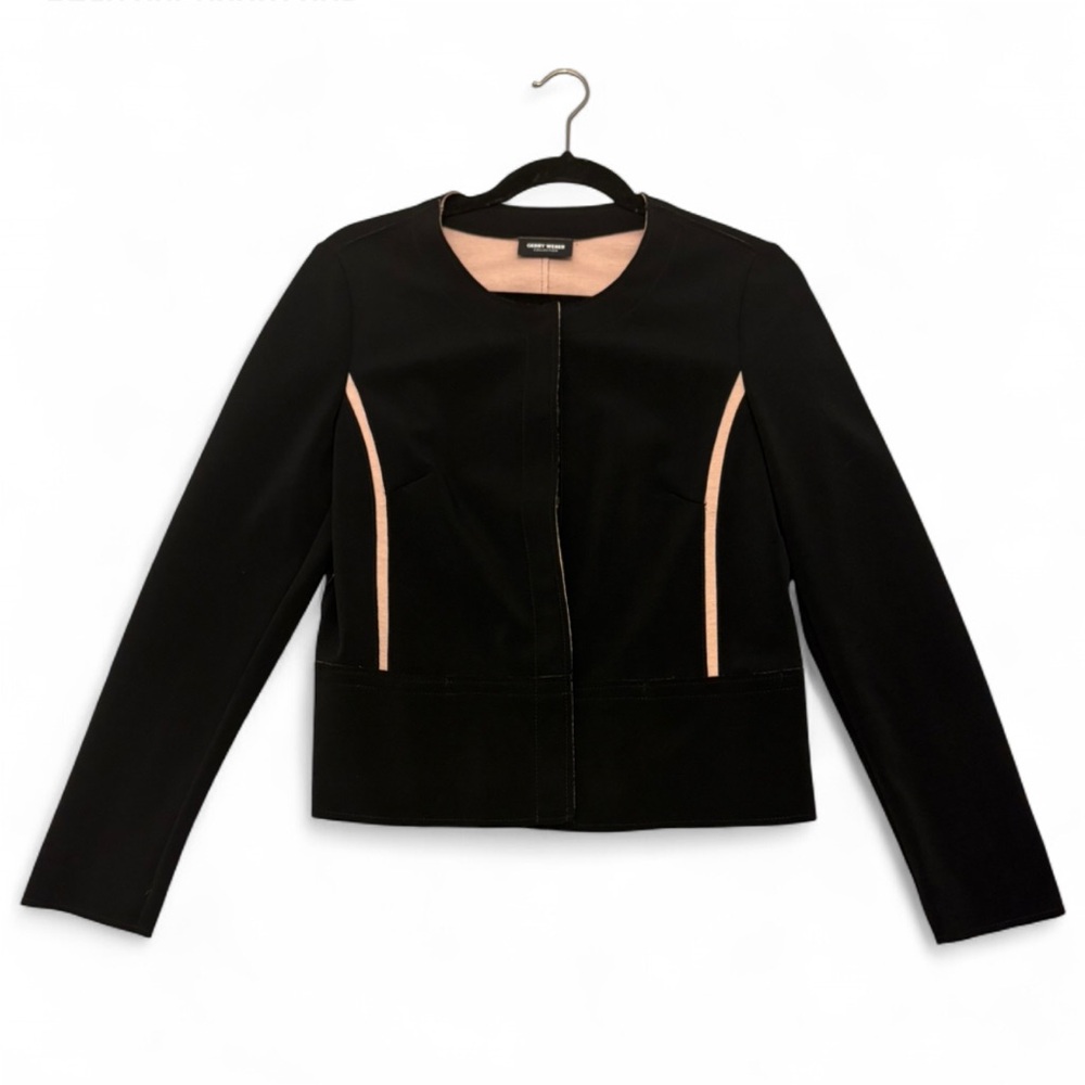 Gerry Weber Black Blazer with Pink Highlights